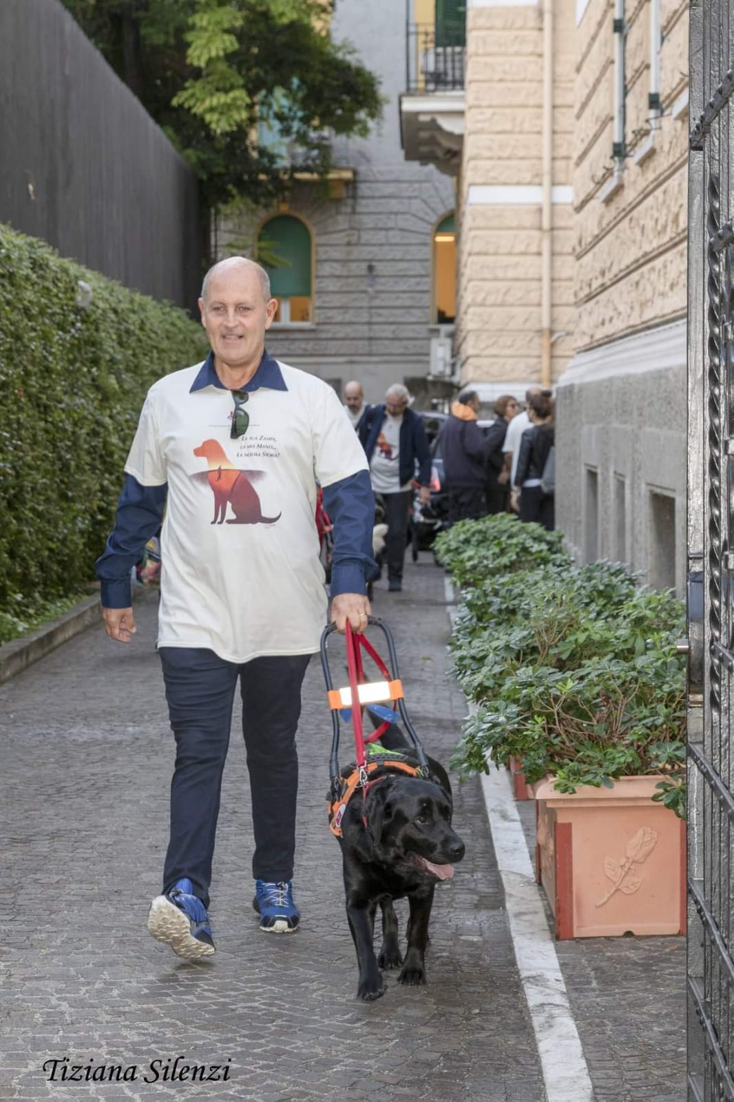 Vincenzo e Berta alla Giornata del Cane Guida del 16/10/2019 - Foto di Tiziana Silenzi